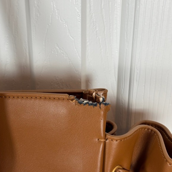 JW PEI Linda Tote Bag Latte Brown Faux Leather Tote Bag With Multiple‎ Pockets - Picture 6 of 14